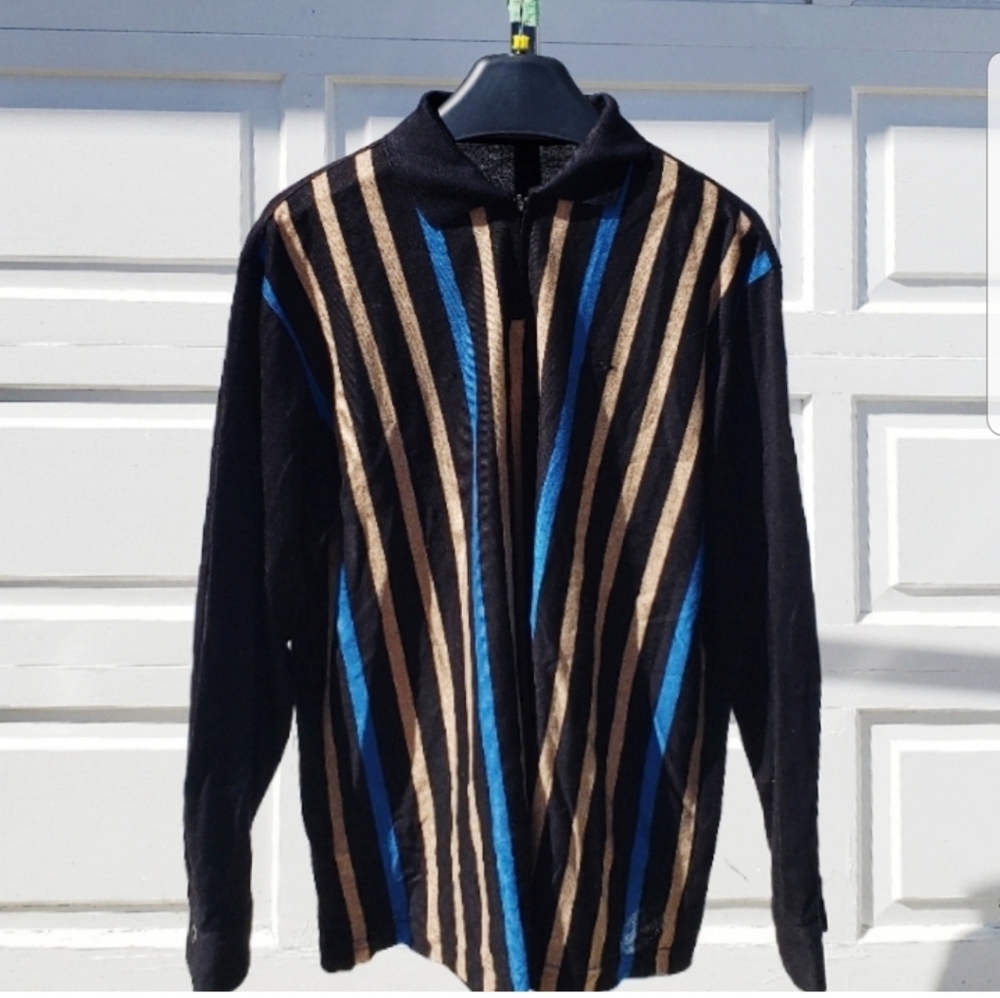Giorgio Armani Striped Collared Shirt